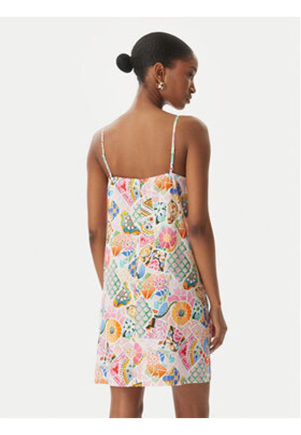 Seafolly Sukienka letnia Beach Bohème 55773-DR Kolorowy Regular Fit. Materiał: wiskoza. Wzór: kolorowy. Sezon: lato