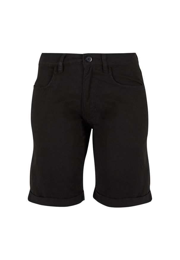 Urban Classics - Shorty Damskie Organiczna Bawełna. Kolor: czarny. Materiał: bawełna. Długość: długie