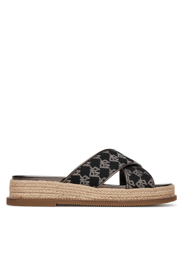 DKNY Espadryle K1564874 Czarny. Kolor: czarny. Materiał: materiał