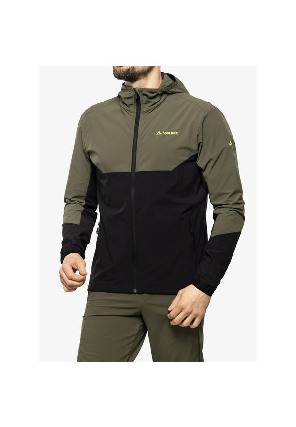 Kurtka softshell męska Vaude Moab Jacket IV. Kolor: zielony. Materiał: softshell