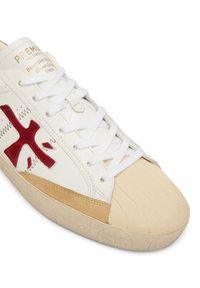 Premiata Sneakersy Steven Var 8044 Biały. Kolor: biały. Materiał: skóra #4