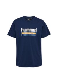 Koszulka dla dzieci Hummel Tukas. Kolor: niebieski. Sport: joga i pilates #1