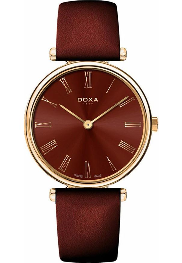 Zegarek ATE Zegarek męski Doxa 112.90.164.05 czerwony. Kolor: czerwony