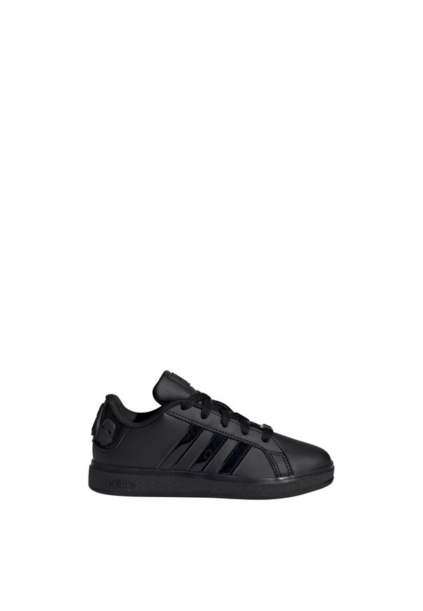 Buty Adidas Star Wars Grand Court 2.0 Kids. Kolor: czarny. Materiał: materiał. Wzór: motyw z bajki