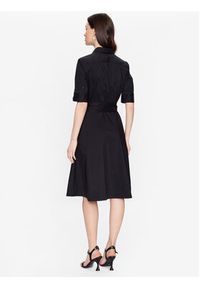 Lauren Ralph Lauren Sukienka koszulowa 200748950002 Czarny Regular Fit. Kolor: czarny. Materiał: bawełna. Typ sukienki: koszulowe #4