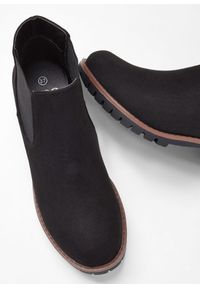 bonprix - Sztyblety z profilowaną podeszwą. Kolor: czarny. Styl: sportowy #2