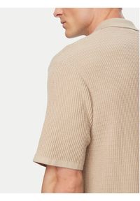 Jack & Jones Koszula Montauk 12293584 Beżowy jasny Relaxed Fit. Kolor: beżowy. Materiał: bawełna #5