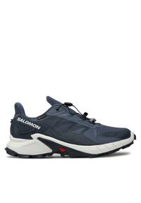 salomon - Salomon Buty do biegania Supercross 4 Gore-Tex L47462300 Granatowy. Kolor: niebieski. Materiał: materiał. Technologia: Gore-Tex #1