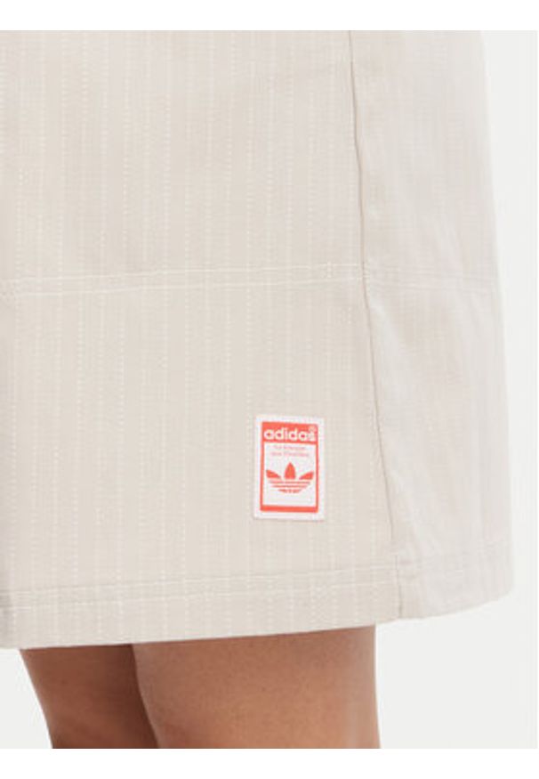 Adidas - adidas Sukienka codzienna Allover Print JC8855 Beżowy Regular Fit. Okazja: na co dzień. Kolor: beżowy. Materiał: bawełna. Wzór: nadruk. Typ sukienki: proste. Styl: casual