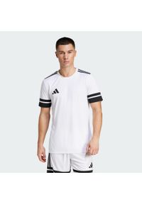 Adidas - Koszulka Squadra 25. Kolor: biały, czarny, wielokolorowy. Materiał: materiał #1