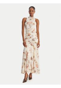BARDOT - Bardot Sukienka wieczorowa Leanna 60373DB1 Écru Slim Fit. Kolor: kremowy. Materiał: syntetyk. Styl: wizytowy #3