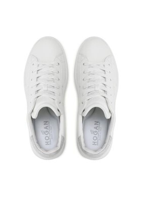 Hogan - HOGAN Sneakersy HXW5640DN61QYQ Biały. Kolor: biały. Materiał: skóra