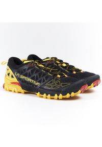 LA SPORTIVA - Buty do biegania męskie La Sportiva La Bushido Ii. Kolor: żółty, wielokolorowy, czarny. Materiał: materiał, syntetyk. Szerokość cholewki: normalna