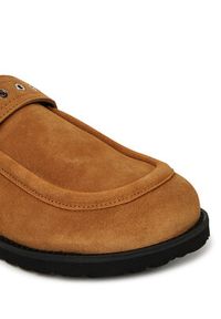 Hugo - HUGO Klapki Artentia Sabot 50542022 Beżowy. Kolor: beżowy. Materiał: zamsz, skóra #4