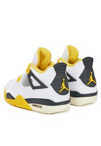 Nike Sneakersy Air Jordan 4 Retro AQ9129 101 Biały. Kolor: biały. Materiał: skóra. Model: Nike Air Jordan