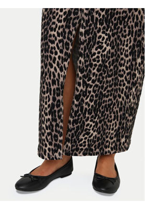 only - ONLY Spódnica maxi 15343258 Czarny Regular Fit. Kolor: czarny. Materiał: bawełna