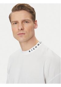 Richmond X T-Shirt Bani UMA24058TS Biały Regular Fit. Kolor: biały. Materiał: bawełna
