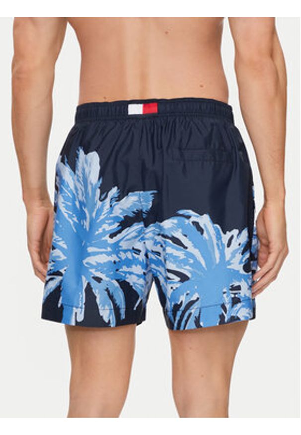 TOMMY HILFIGER - Tommy Hilfiger Szorty kąpielowe UM0UM03298 Niebieski Regular Fit. Kolor: niebieski. Materiał: syntetyk