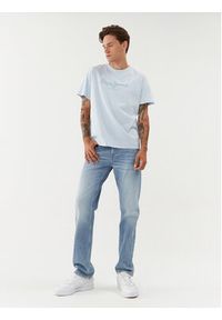 Pepe Jeans T-Shirt Jayden PM509098 Błękitny Regular Fit. Kolor: niebieski. Materiał: bawełna #4