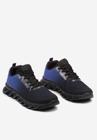 Born2be - Niebieskie Buty Sportowe Sneakersy Sznurowane na Elastycznej Podeszwie Criselda. Kolor: niebieski. Materiał: jeans #2
