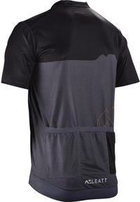 Koszulka rowerowa LEATT Jersey MTB Trail 3.0. Kolor: czarny. Materiał: jersey. Sport: kolarstwo