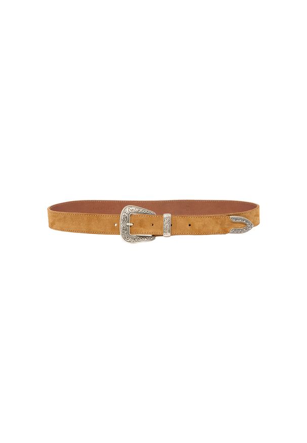 Wrangler - WRANGLER DAMSKI PASEK WRANGLER WESTERN BELT CAMEL 112365298