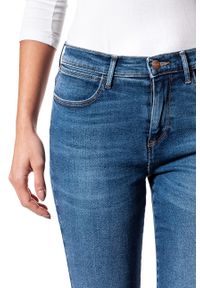 Wrangler - WRANGLER HIGH RISE SKINNY PIXI BLUE W27HFS17R. Stan: podwyższony #6