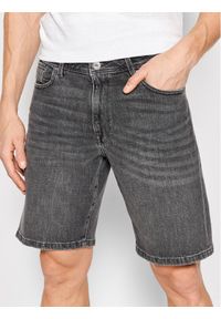 Selected Homme Szorty jeansowe Alex 16083154 Szary Regular Fit. Kolor: szary. Materiał: jeans