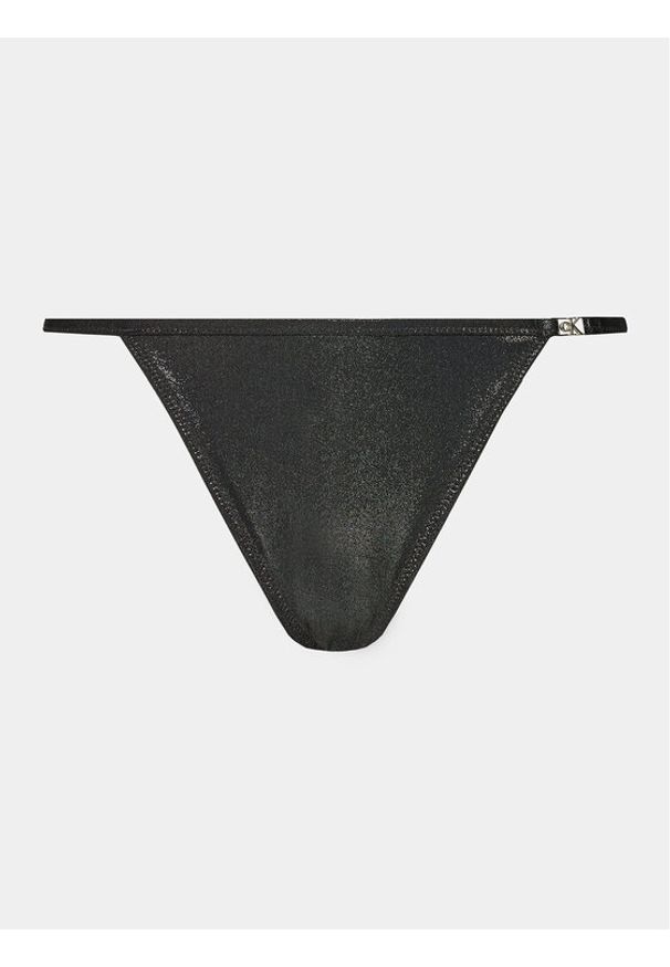Calvin Klein Swimwear Dół od bikini KW0KW02252 Czarny. Kolor: czarny. Materiał: syntetyk