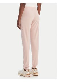 Guess Spodnie dresowe O6GB01 KCQP2 Różowy Regular Fit. Kolor: różowy. Materiał: wiskoza #4