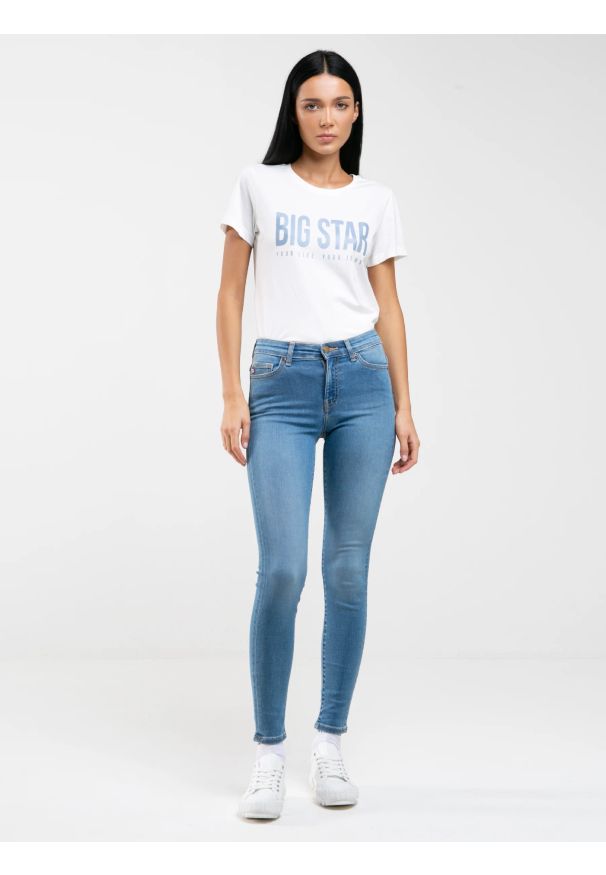 Big-Star - Jeansy damskie skinny niebieskie Adela 367. Kolor: niebieski. Sezon: lato