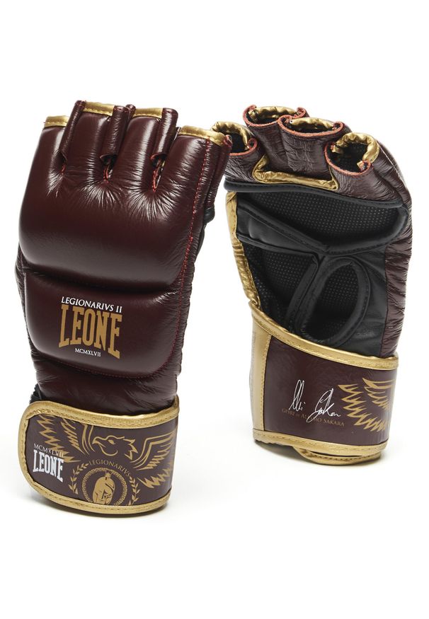 Rękawice grapplingowe LEONE 1947 Legionarivs II MMA. Kolor: wielokolorowy, żółty