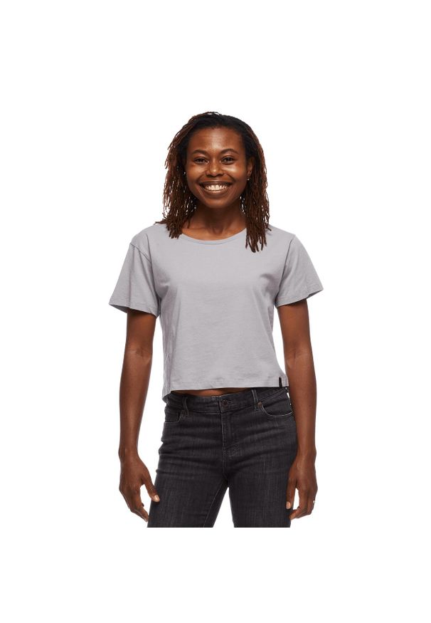 Koszulka turystyczna damska Black Diamond Pivot T-shirt. Kolor: szary