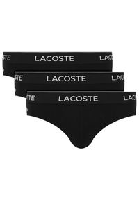 Lacoste Komplet 3 par slipów 8H3472 Czarny. Kolor: czarny. Materiał: bawełna #1