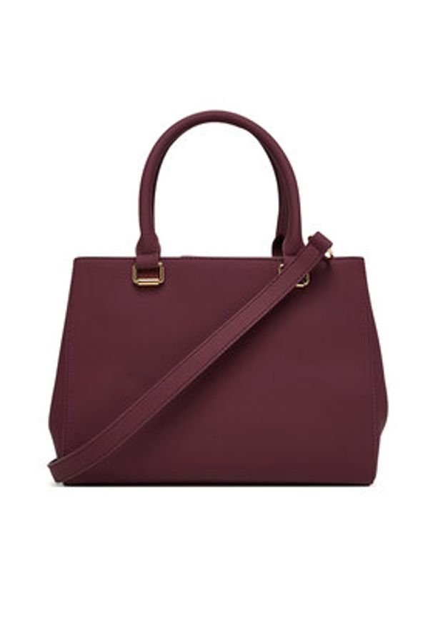 Love Moschino - LOVE MOSCHINO Torebka JC4022PP1NKD0552 Bordowy. Kolor: czerwony. Materiał: skórzane