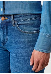 Wrangler - DAMSKIE SPODNIE WRANGLER BOOTCUT VINTAGE BLUE 112356394. Styl: vintage #6