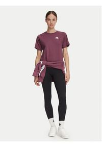 Kappa T-Shirt 371U6WW Fioletowy Regular Fit. Kolor: fioletowy. Materiał: bawełna #5
