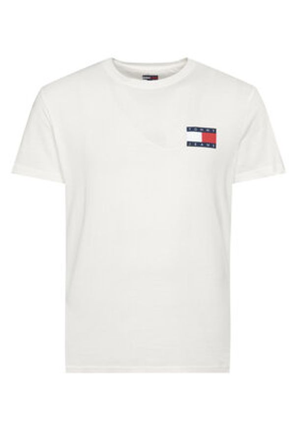 Tommy Jeans Komplet 2 t-shirtów Ess Flag DM0DM22143 Kolorowy Slim Fit. Materiał: bawełna. Wzór: kolorowy