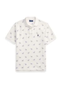 Polo Ralph Lauren Polo 710974597001 Écru Custom Slim Fit. Typ kołnierza: polo. Materiał: bawełna #5