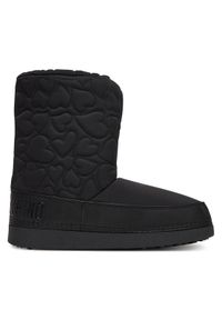 Love Moschino - LOVE MOSCHINO Śniegowce JA24202G1NISE00A Czarny. Kolor: czarny. Materiał: materiał