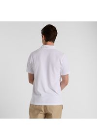 Koszulka męska New Balance MT51519WT – biała. Typ kołnierza: polo. Kolor: biały. Materiał: bawełna, poliester, materiał #5