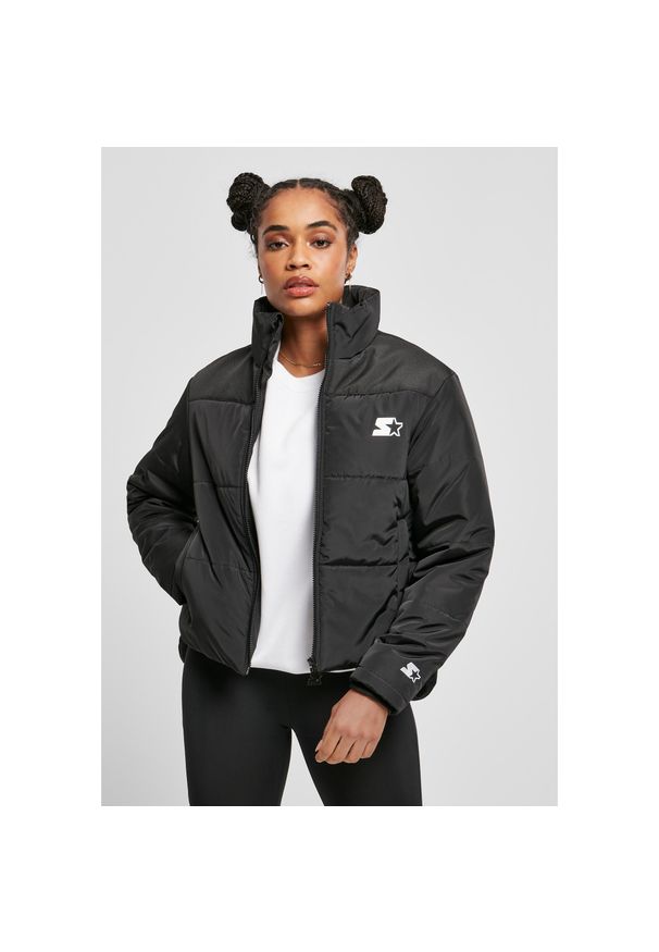 Damska kurtka puchowa Urban Classics starter. Kolor: czarny. Materiał: puch