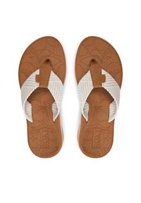 Roxy Japonki ARJL100899 Écru. Materiał: materiał