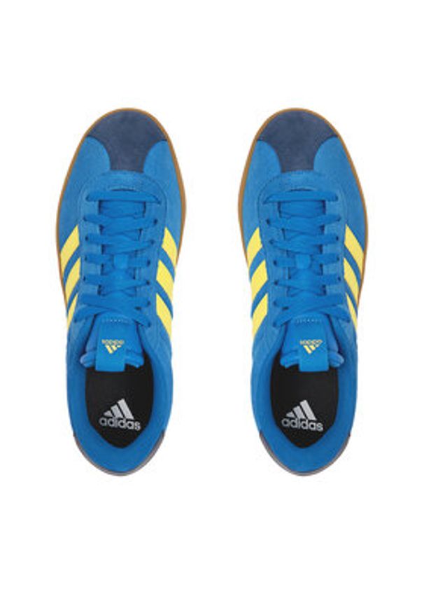 Adidas - adidas Sneakersy VL Court 3.0 JP5286 Niebieski. Kolor: niebieski. Materiał: skóra, zamsz