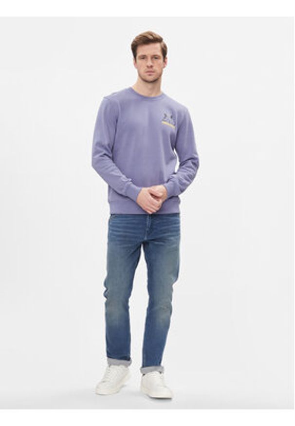 Jack & Jones Bluza 12248906 Fioletowy Standard Fit. Kolor: fioletowy. Materiał: bawełna, syntetyk