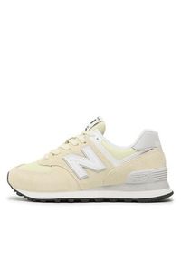 New Balance Sneakersy U574Y2W Żółty. Kolor: żółty. Materiał: zamsz, skóra. Model: New Balance 574