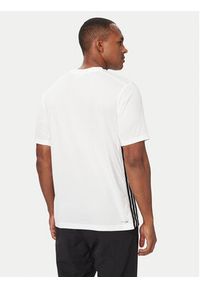 Adidas - adidas T-Shirt Workout Essentials Base 3-Stripes KD0699 Biały Regular Fit. Kolor: biały. Materiał: syntetyk #5