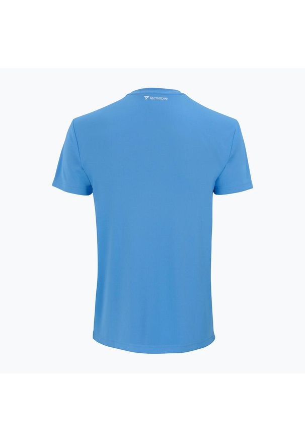 TECNIFIBRE - Koszulka tenisowa dziecięca Tecnifibre Team Tech Tee. Kolor: niebieski. Sport: tenis