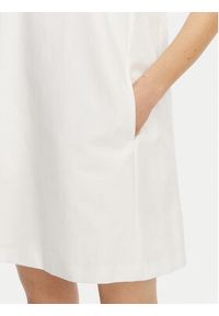 Weekend Max Mara Sukienka codzienna Racer 2515221102 Biały Regular Fit. Okazja: na co dzień. Kolor: biały. Materiał: bawełna. Typ sukienki: proste. Styl: casual #4