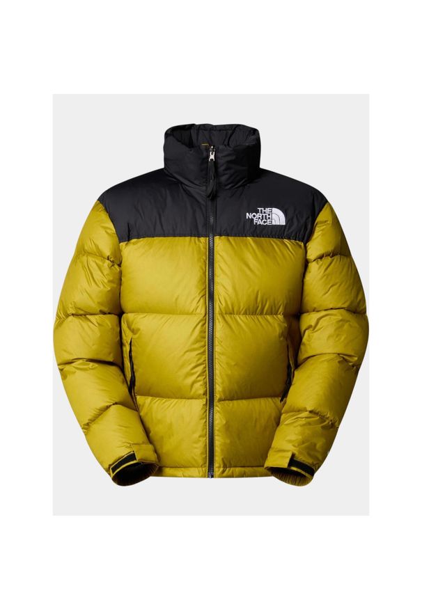 Kurtka Puchowa Męska The North Face M 1996 Retro Nuptse. Kolor: czarny, zielony, wielokolorowy. Materiał: puch. Sport: wspinaczka, turystyka piesza